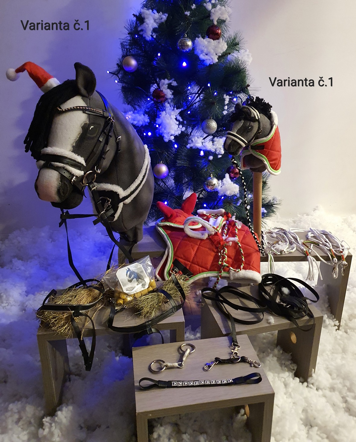 Hobby Horse - Adventní kalendář - Var.1, kobyla s hříbětem Andaluského koně