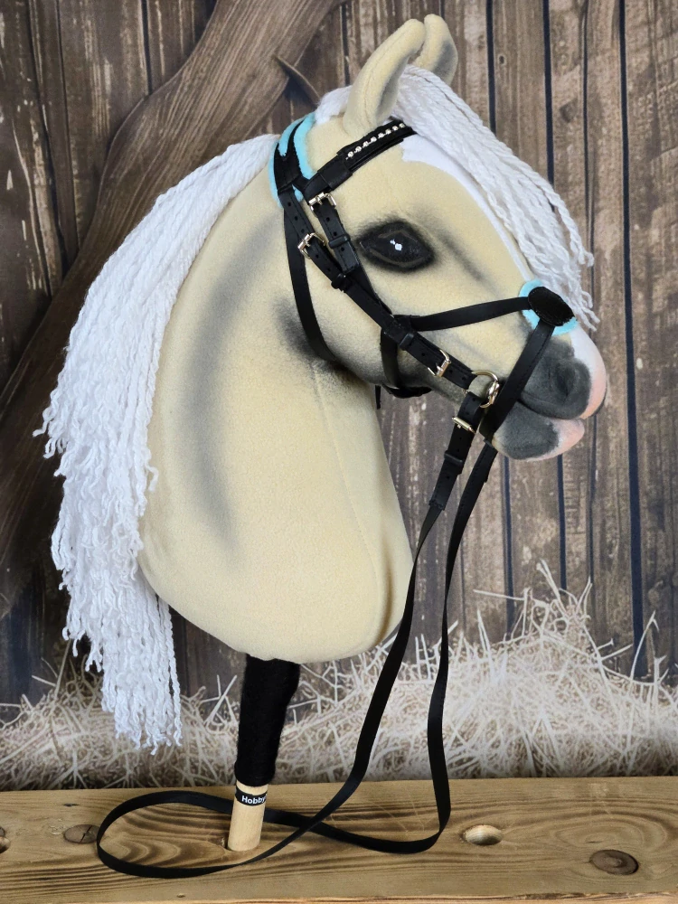 Hobby Horse - Mexická uzdečka (var.3), modrý beránek