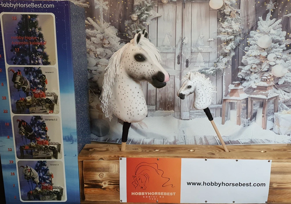 Hobby Horse - Adventní kalendář - Var.3, kobyla s hříbětem Českého teplokrevníka