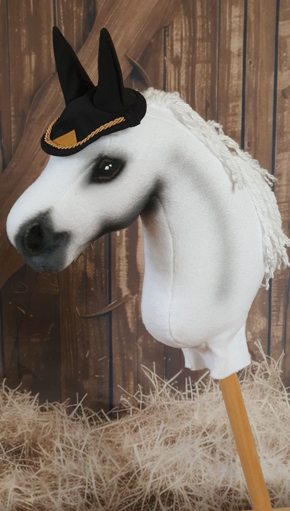 Pony - Závodní čabraka, černá, zlaté olemování