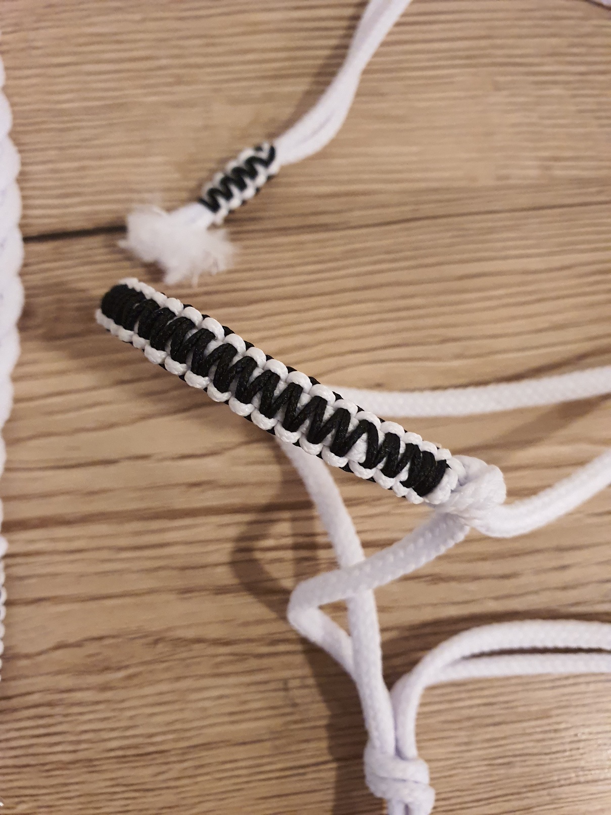 Hobby Horse - Provazový set - bílý, černobílý oplet