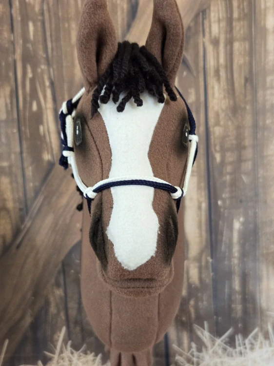 Pony - Parelka, bílo-tmavěmodrá