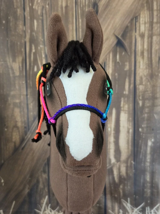 Pony - Parelka, duhovo-černá 