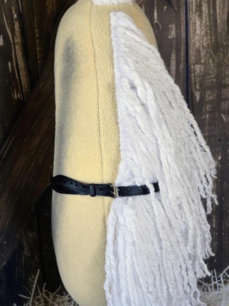 Hobby Horse - Martingal, černý, stříbrné kamínky (2)