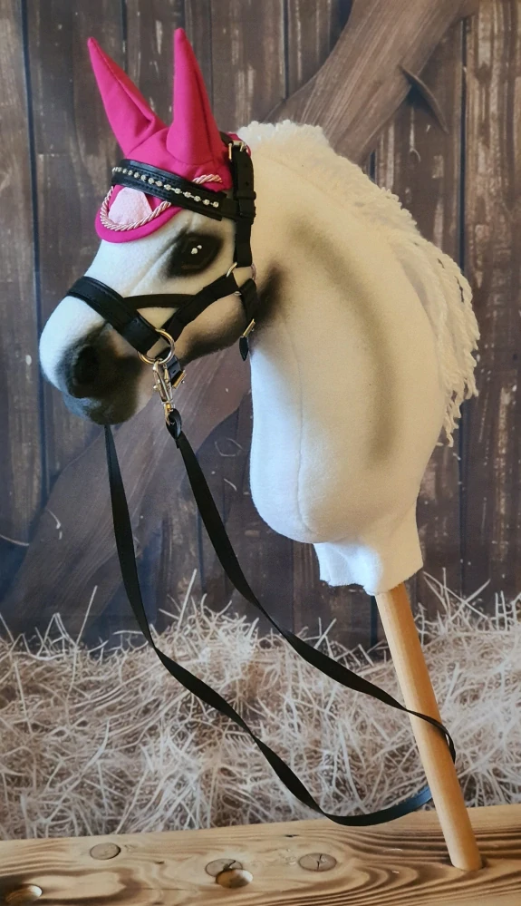 Pony - Závodní čabraka, růžová, světle růžové olemování