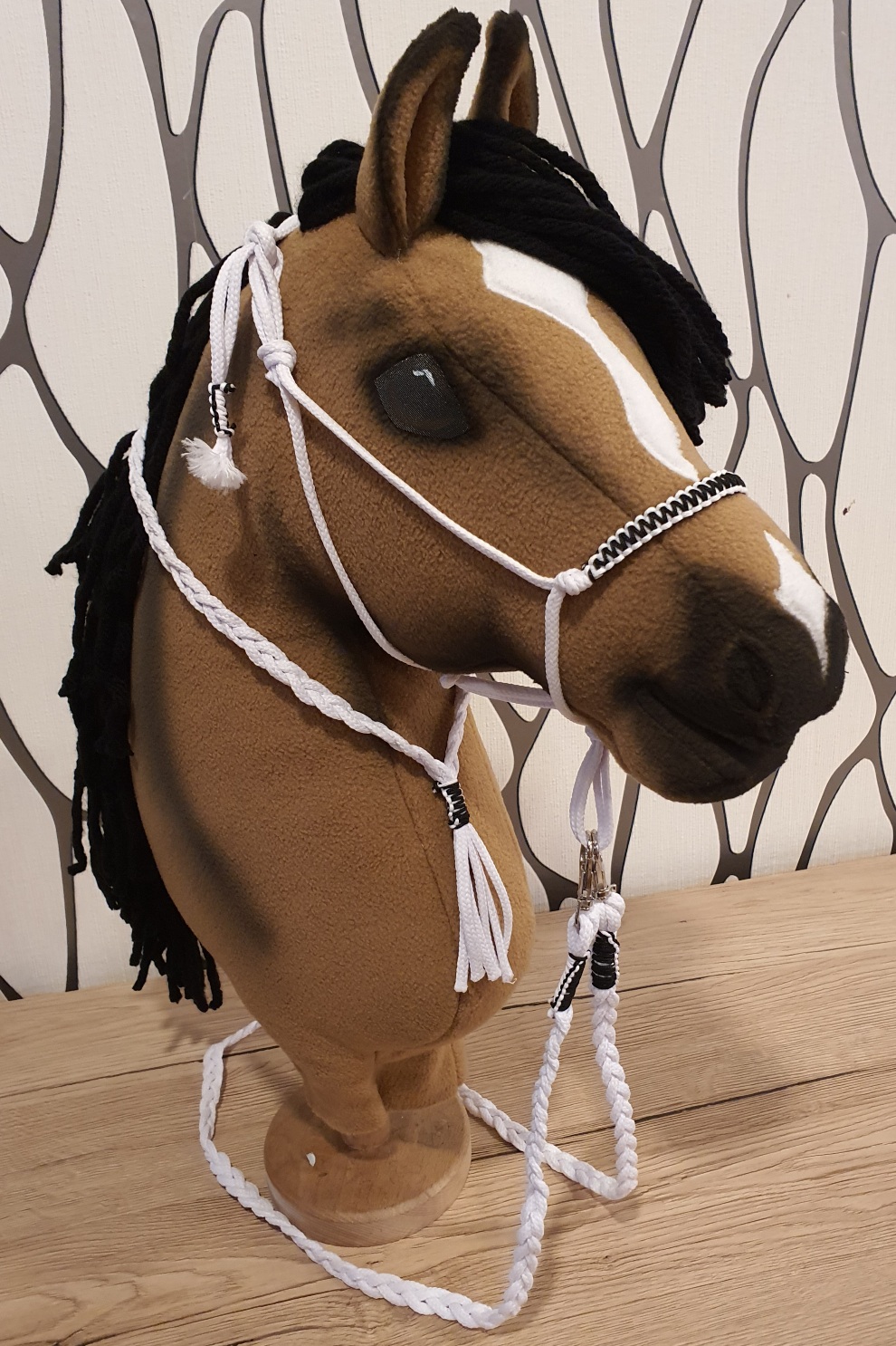 Hobby Horse - Provazový set - bílý, černobílý oplet