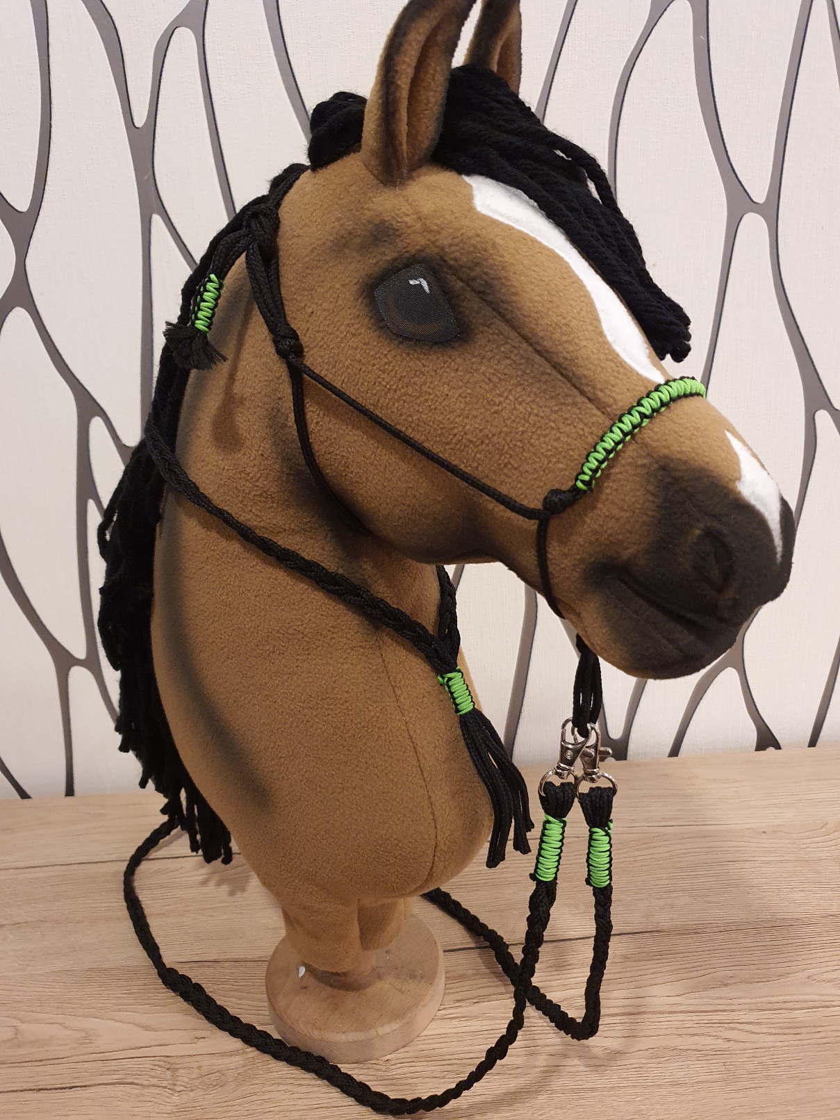 Hobby Horse - Provazový set - černý, zelenočerný oplet