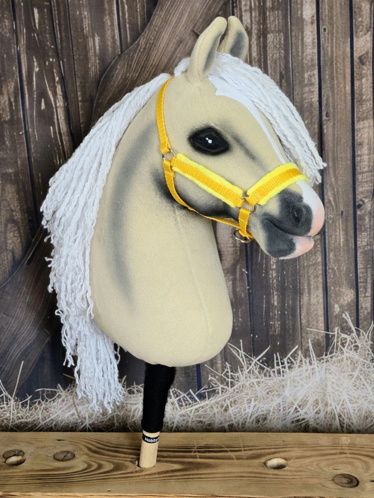 Hobby Horse - Stájová ohlávka, žlutá, žlutý beránek