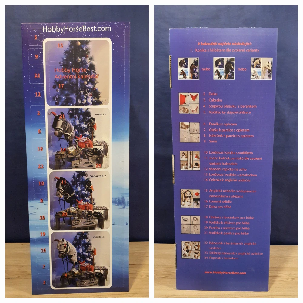 Hobby Horse - Adventní kalendář - Var.2, kobyla s hříbětem Holandského teplokrevníka