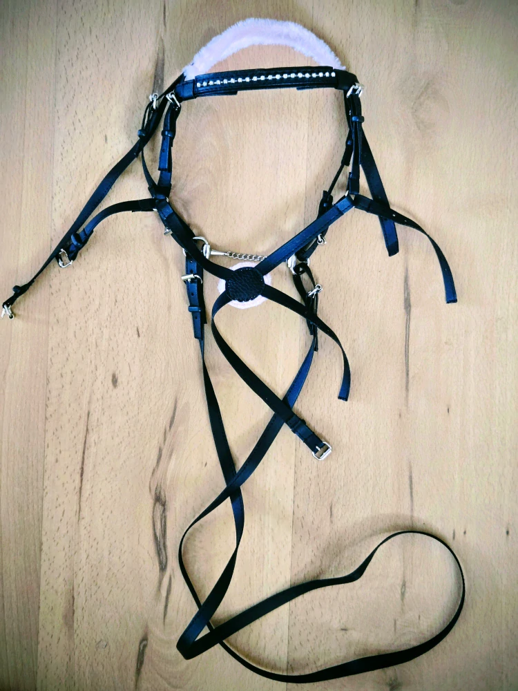 Hobby Horse - Mexická uzdečka (var.2), růžový beránek