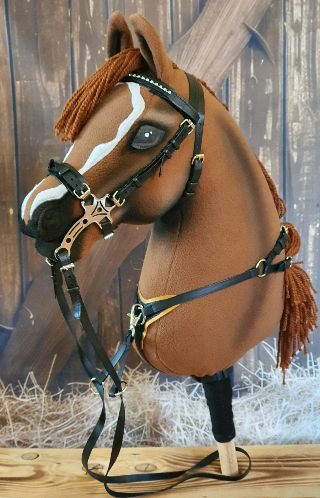 Hobby Horse - Martingal, černo-zlatý