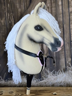 Hobby Horse - Martingal, černý, růžový beránek