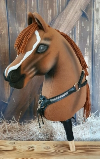 Hobby Horse - Martingal, černo-stříbrný