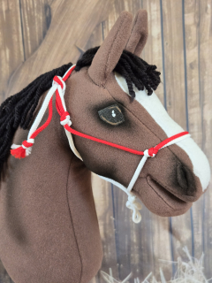 Pony - Parelka, bílo-červená