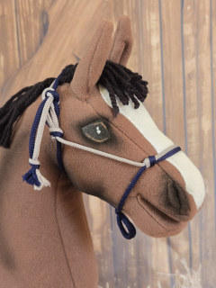 Pony - Parelka, šedo-tmavěmodrá