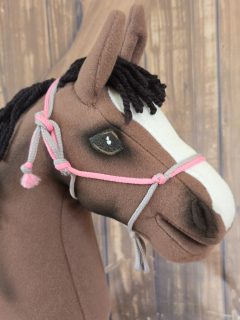 Pony - Parelka, šedo-růžová