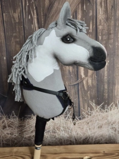Pony - Poprsák s martingalem, černo-modrý