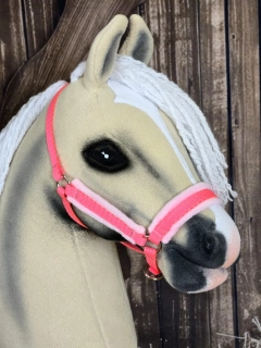 Hobby Horse - Stájová ohlávka, růžová, růžový beránek